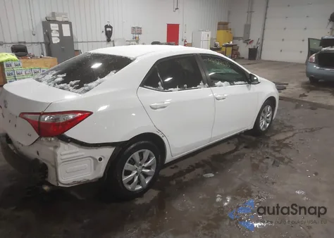 2016 Toyota Corolla Le from USA, damaged, VIN 2T1BURHE2GC599193